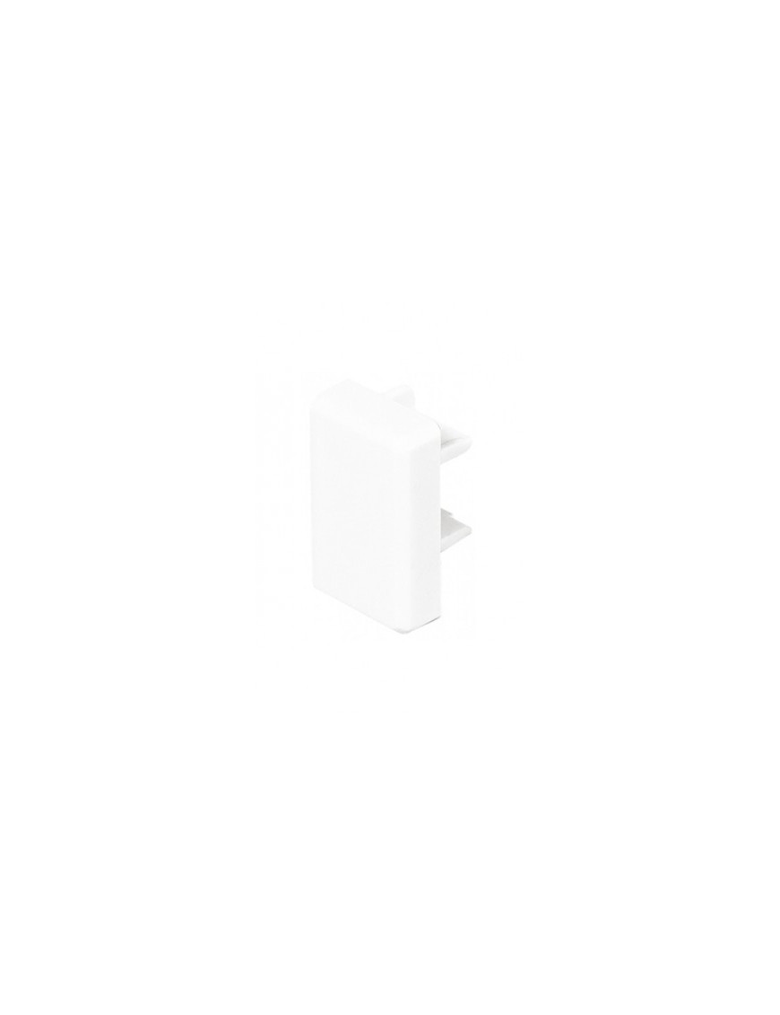 TOPO P/CALHA 40X12,5 BRANCO (EMB C/4 UN)