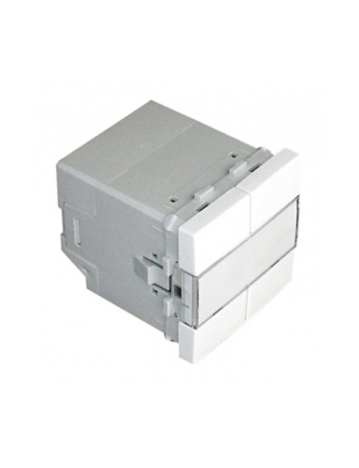BOTÃO PRESSÃO ELETR QUÁDR MBT - 2 MÓD ALUMINA
