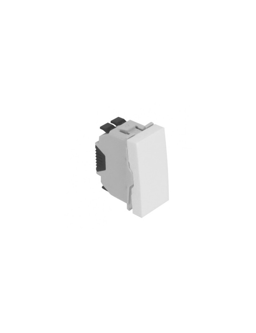 BOTÃO BASCULANTE (NA+NF) 1 MÓDULO BRANCO MATE