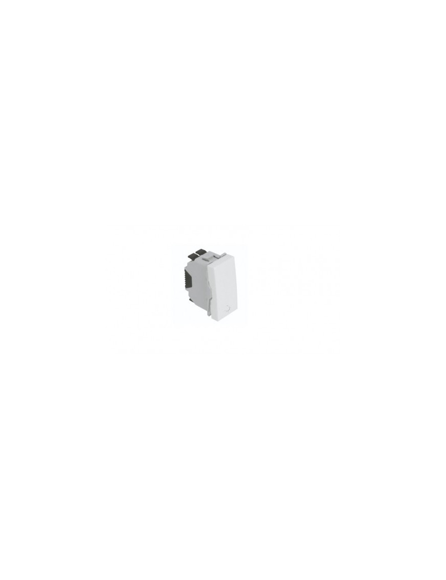 BOTÃO BASCULANTE C/SÍMBOLO LUZ 1 MÓD ALUMINA