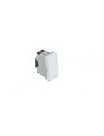 BOTÃO BASCULANTE C/SÍMBOLO LUZ 1 MÓD BRANCO