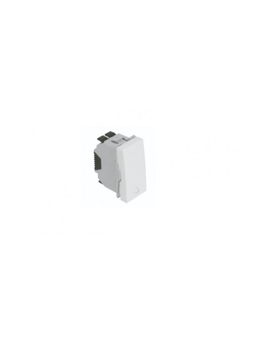 BOTÃO BASCULANTE C/SÍMBOLO LUZ 1 MÓD BRANCO