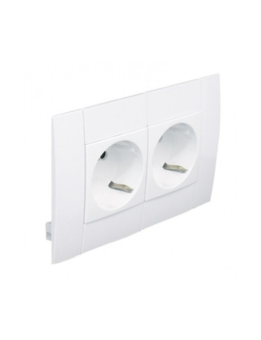 TOM DUPLA SCHUKO MOD L75 - 4 MÓD BRANCA