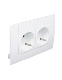 TOM DUPLA SCHUKO MOD L75 - 4 MÓD VERMELHA