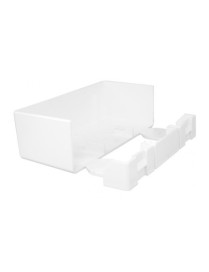 TOPO P/CALHA 110X34 LIVRE HALOGÉNEO BRANCO