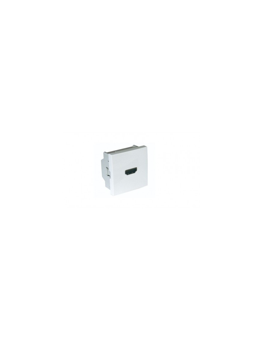 TOMADA HDMI LIGAÇÃO PARAFUSO - 2 MÓD PLATINA