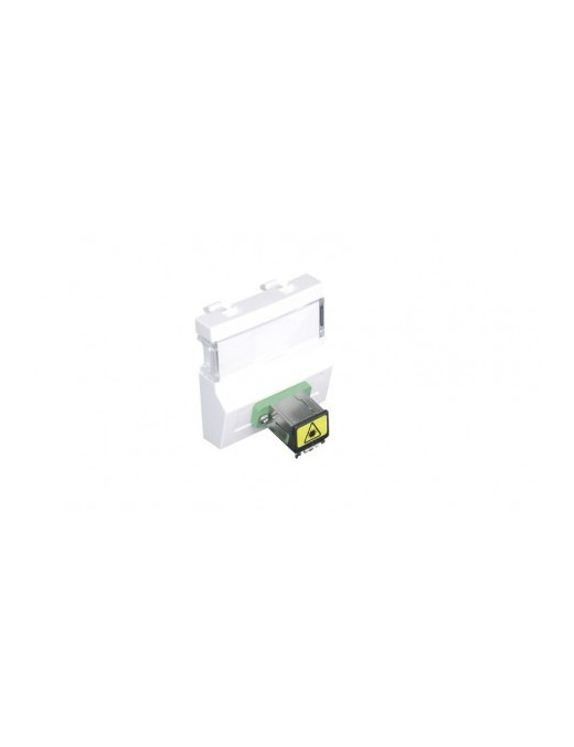 MÓD C/ACOPL FIB ÓTICA SC APC SIMPL - 2 MÓD BR