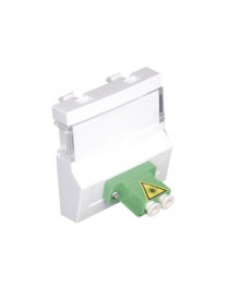 MÓD C/ACOPL FIBRA ÓTICA LC DUPLEX - 2 MÓD BR
