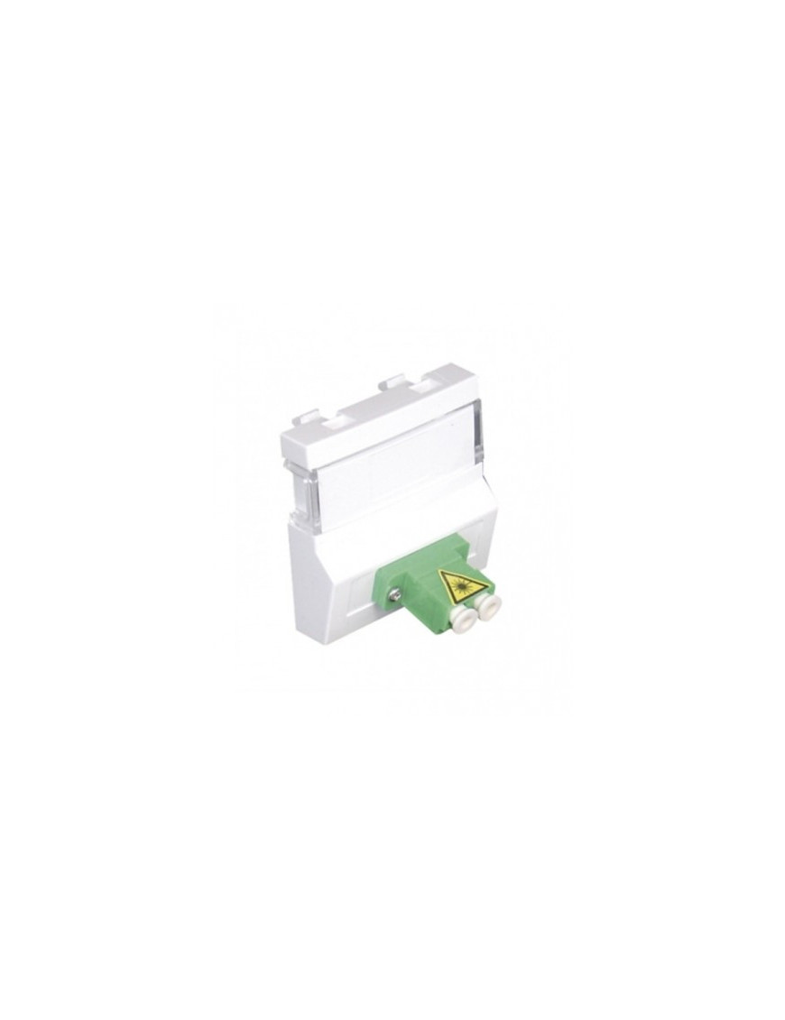 MÓD C/ACOPL FIB ÓTICA LC DUPLEX-2MÓD PT MATE