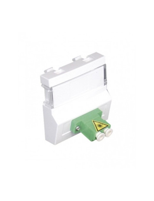 MÓD C/ACOPL FIB ÓTICA LC DUPLEX-2MÓD PT MATE