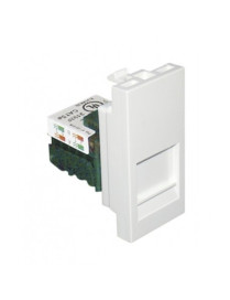 MÓDULO C/CONETOR RJ45 CAT. 5E UTP - 1 MÓD BR