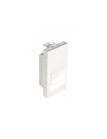 MÓDULO P/CONETOR RJ45 - 1 MÓDULO BRANCO MATE