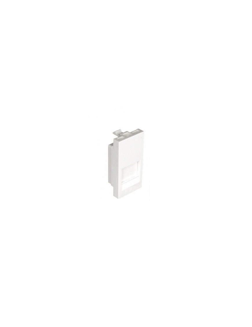 MÓDULO P/CONETOR RJ45 - 1 MÓDULO PRETO MATE