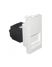 MÓDULO C/CONETOR RJ45 CAT. 6 UTP - 1 MÓD BR