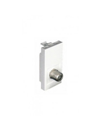 MÓDULO C/CONETOR COAXIAL TIPO F-1MÓD PT MATE
