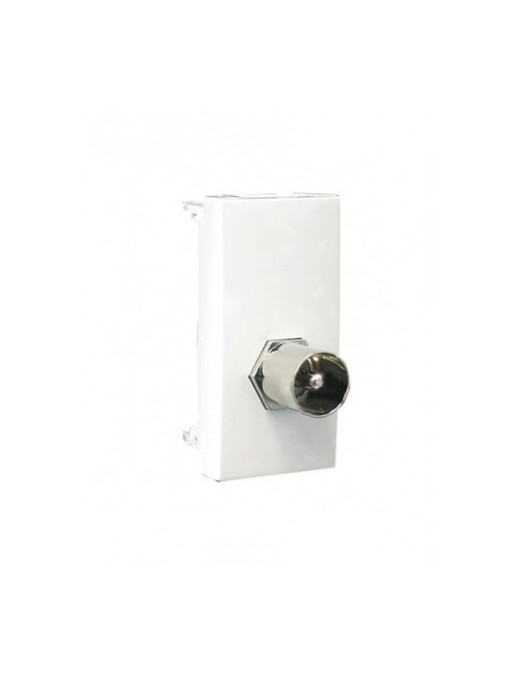 MÓDULO C/CONETOR IEC MACHO/TIPO F - 1 MÓD BM