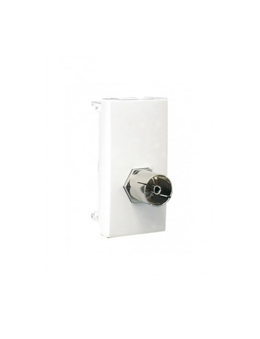 MÓDULO C/CONETOR IEC FEMEA/TIPO F - 1 MÓD BM