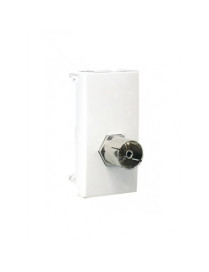 MÓDULO C/CONETOR IEC FEMEA/TIPO F - 1 MÓD BR