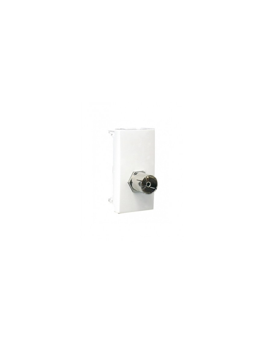 MÓDULO C/CONETOR IEC FEMEA/TIPO F - 1 MÓD BR