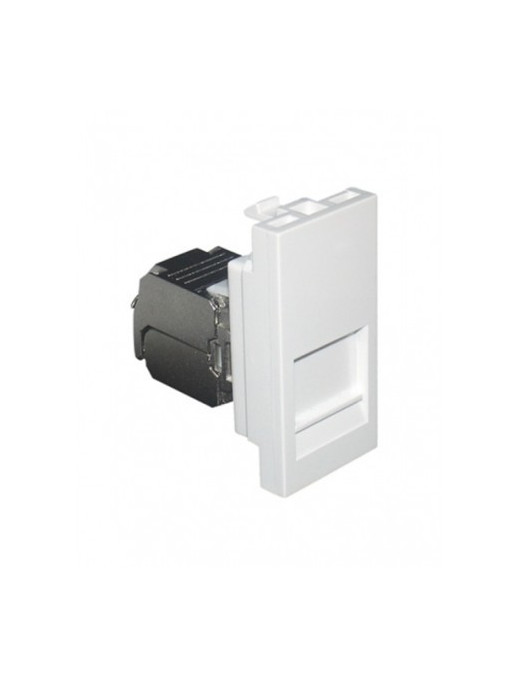 MÓDULO C/CONETOR RJ45 CAT.5E STP-1MÓD BR MATE