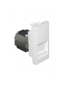 MÓDULO C/CONETOR RJ45 CAT.5E STP-1MÓD PT MATE