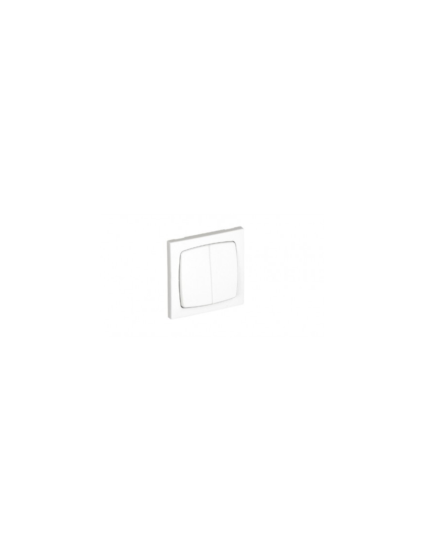 COMUTADOR DE ESCADA DUPLO BRANCO