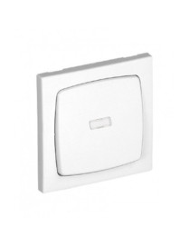 BOTÃO BASCULANTE LUMINOSO DE 250V~ BRANCO