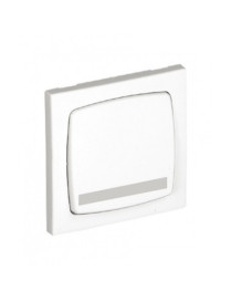 BOTÃO BASCULANTE C/IDENTIFICAÇÃO 250V~ BRANCO