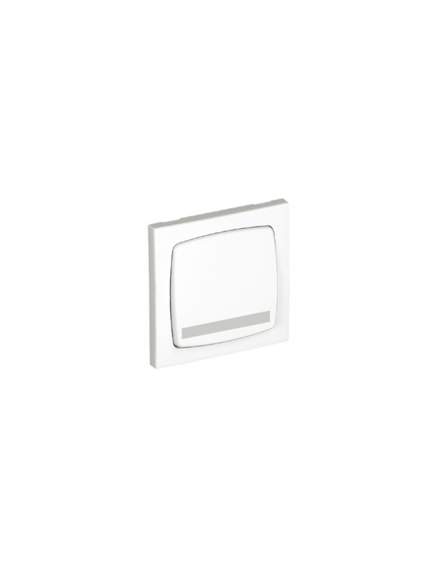 BOTÃO BASCULANTE C/IDENTIFICAÇÃO 250V~ BRANCO