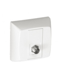 TOM DE CABO COAXIAL TIPO F BRANCA