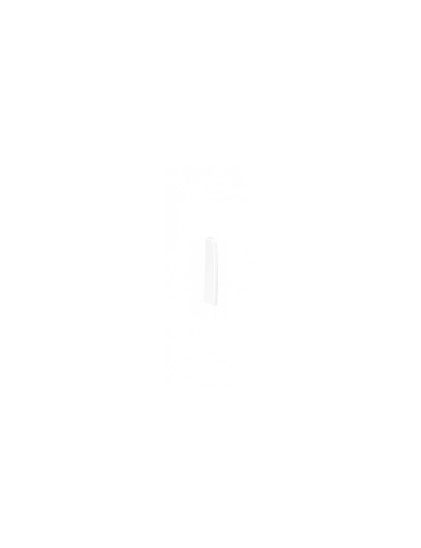 TOPO ESQUERDO P/CALHA DE RODAPÉ 110X20 BRANCO