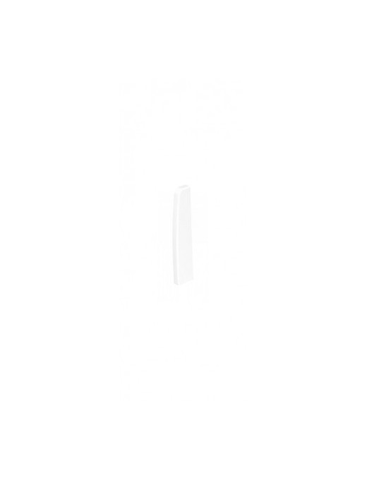 TOPO DIREITO P/CALHA DE RODAPÉ 110X20 BRANCO