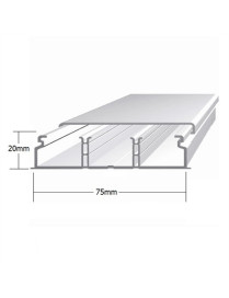 CALHA 75X20 BRANCA