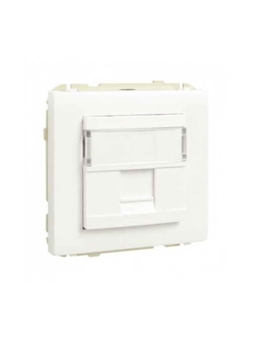 ARO C/ MÓDULO 1 SAÍDA P/ CONETOR RJ45 MARFIM