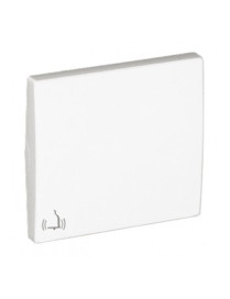 TECLA COM SÍMBOLO CAMPAINHA BRANCA MATE