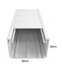 CALHA 90X50 BRANCA