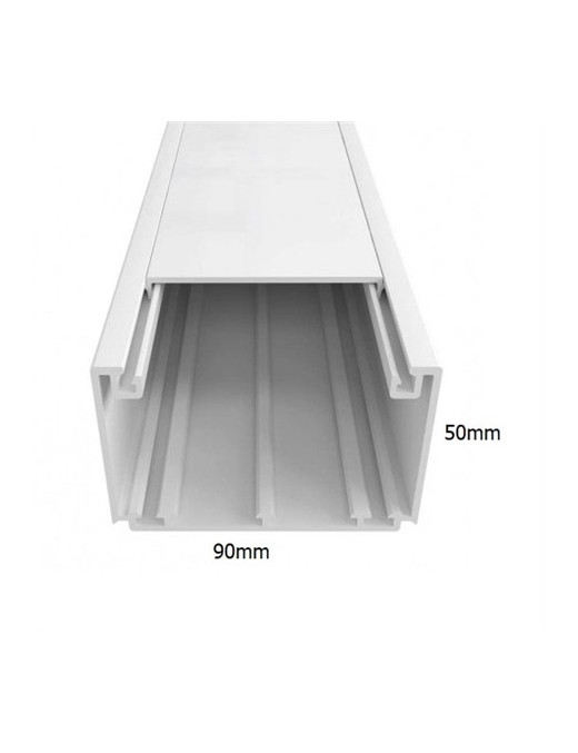 CALHA 90X50 BRANCA