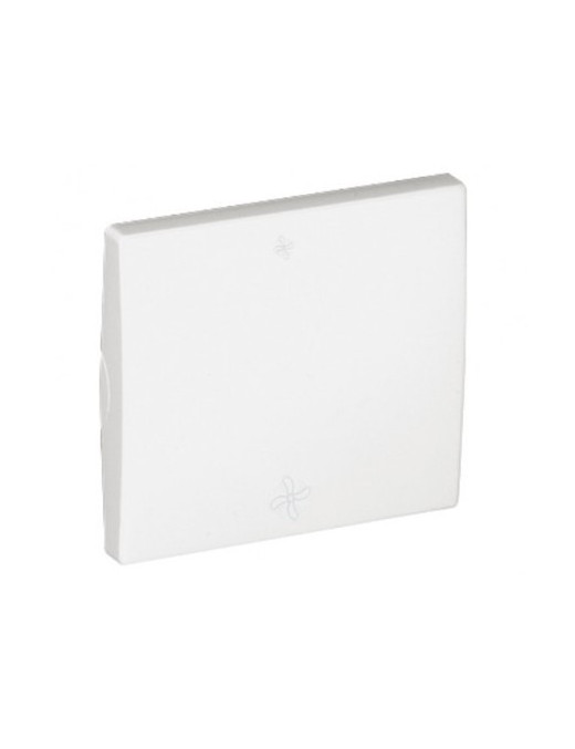TECLA SIMPLES C/ 2 SÍMBOLOS VENTOINHA BRANCO