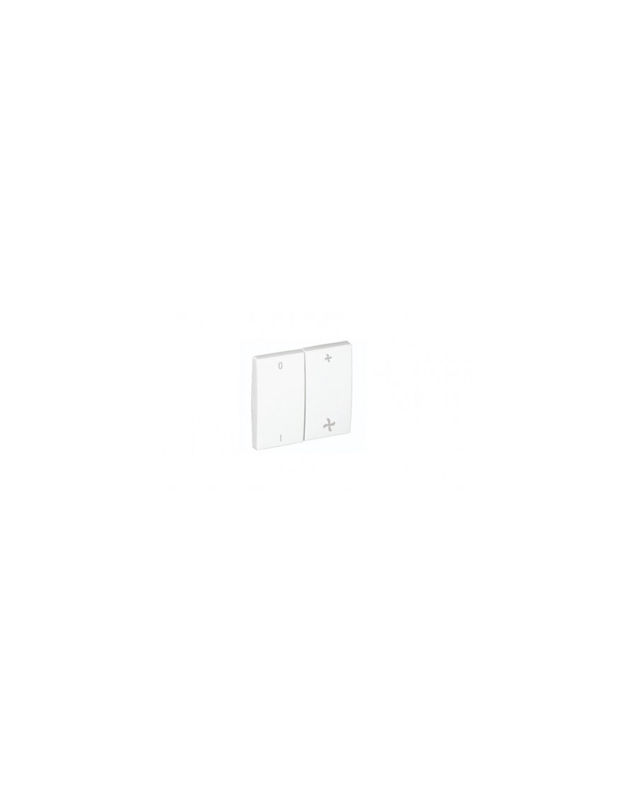 TECLA DUPLA P/COMUTADOR DE VENTOINHA GRAFITE