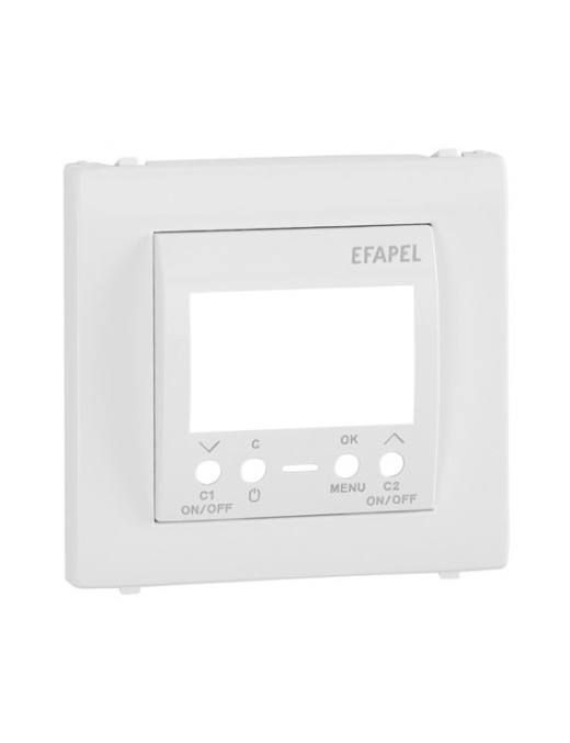 CENTRO P/INTERRUPTOR HOR DIG 2 CIRC BRANCO