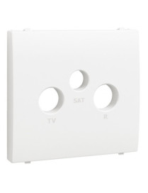 CENTRO PARA TOMADA R-TV-SAT PRETO