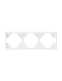 ESPELHO TRIPLO HORIZONTAL BRANCO