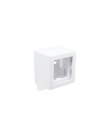 ADAPTADOR LATERAL Q45 P/CALHA 12X7 BRANCO