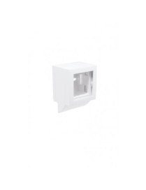 ADAPTADOR LATERAL Q45 P/CALHA 20X12,5 BRANCO