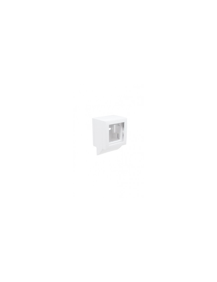 ADAPTADOR LATERAL Q45 P/CALHA 20X12,5 BRANCO