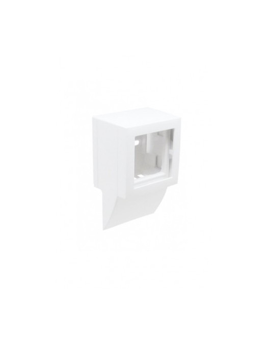 ADAPTADOR LATERAL Q45 P/CALHA 60X16 BRANCO