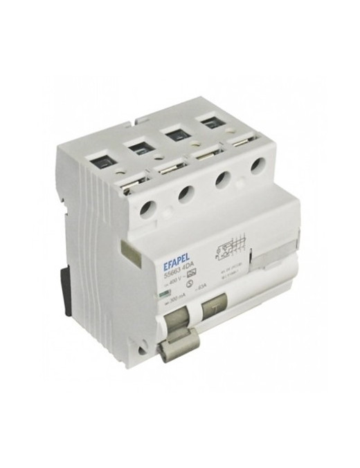INTERRUPTOR DIF. 4P - 500MA - AC - 25A