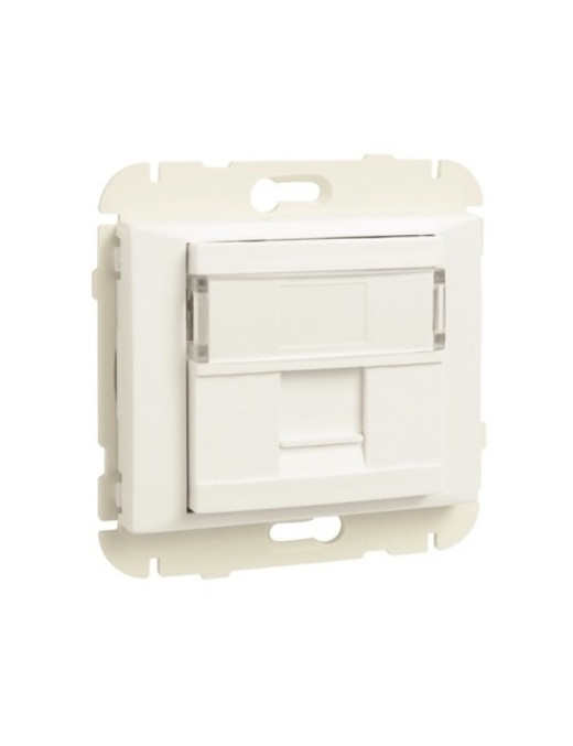 ARO C/ MÓDULO 1 SAÍDA P/ CONETOR RJ45 BRANCO