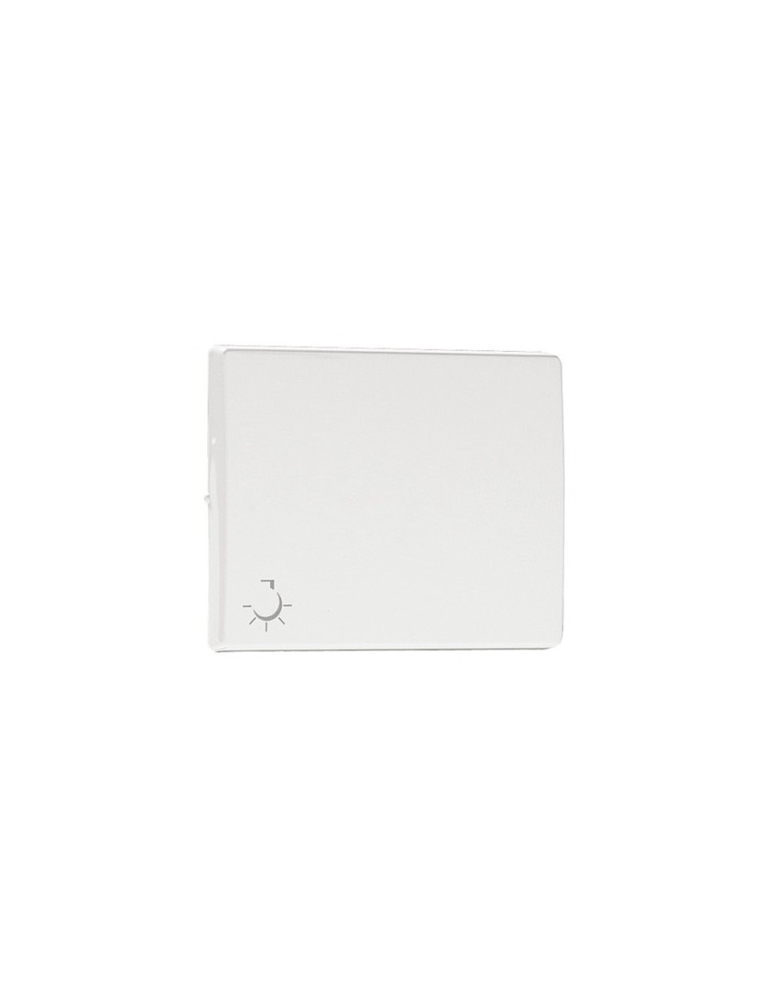 TECLA COM SÍMBOLO LUZ BRANCA