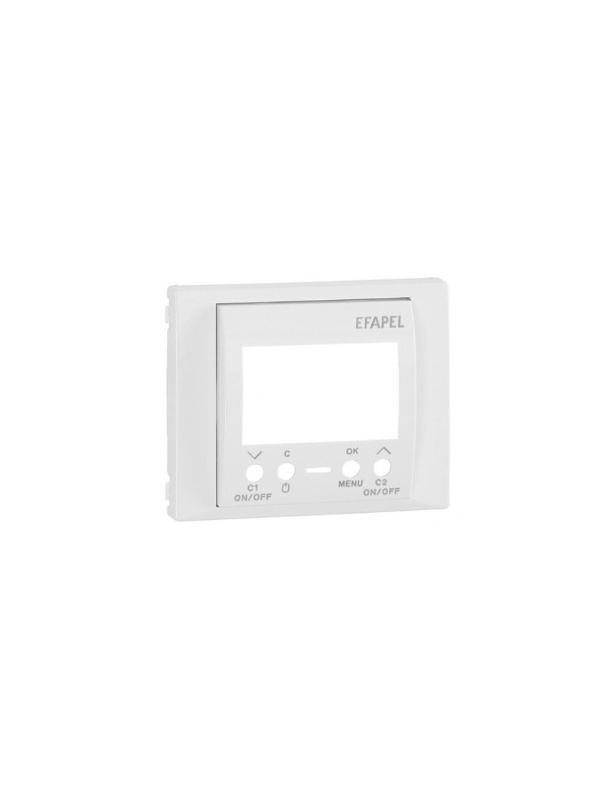 CENTRO P/INTERRUPTOR HOR DIG 2 CIRC BRANCO